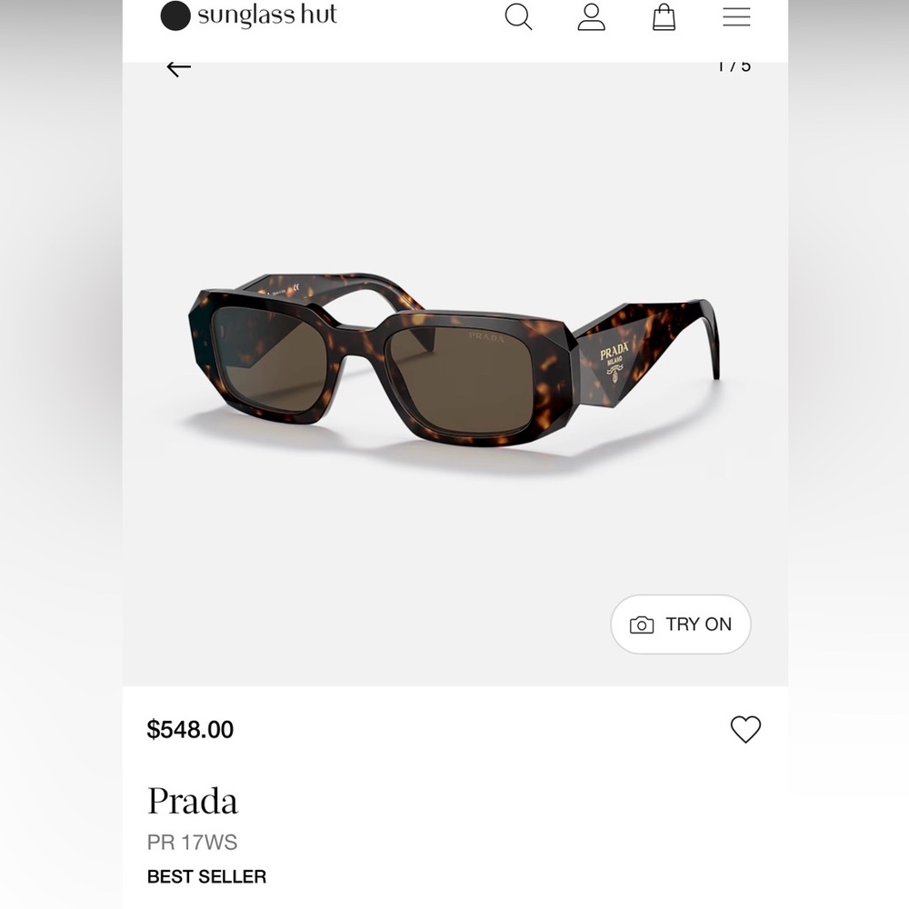 Prada Tortoiseshell Sunglasses